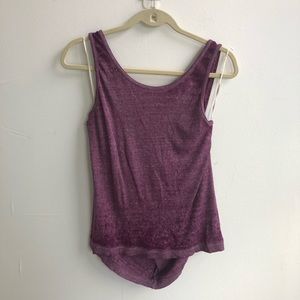 Free People draped back tank top. Size XS